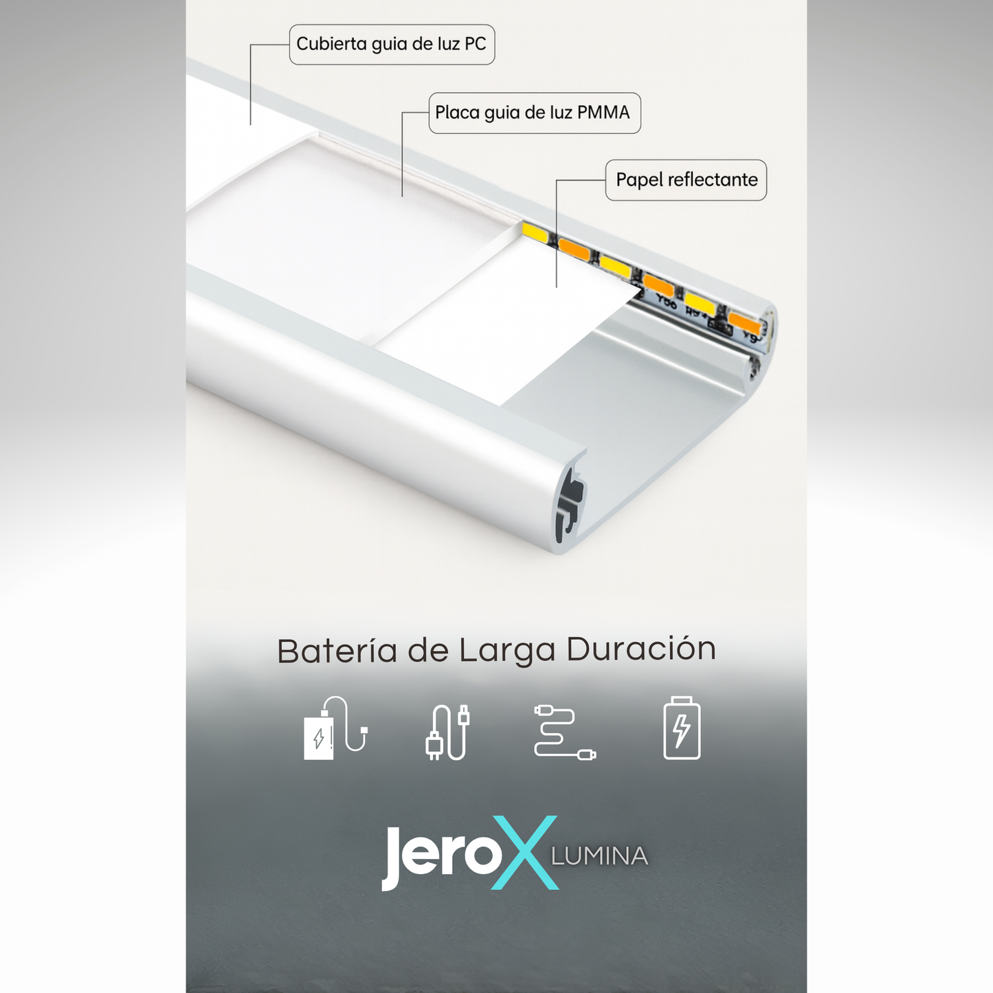 JeroX Lumina - Barra LED inteligente
