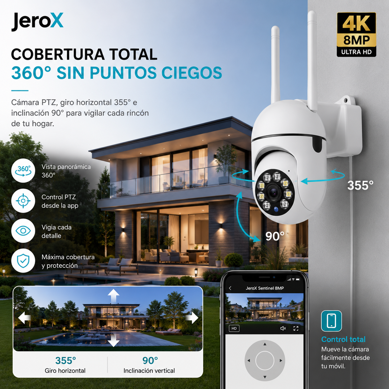 Cámara Sentinel 8MP